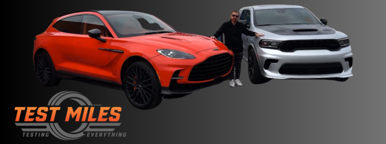 Dodge Durango SRT Hellcat, Aston Martin DBX 707, muscle SUVs, luxury SUVs, performance SUVs, American muscle vs British luxury, SUV comparison.