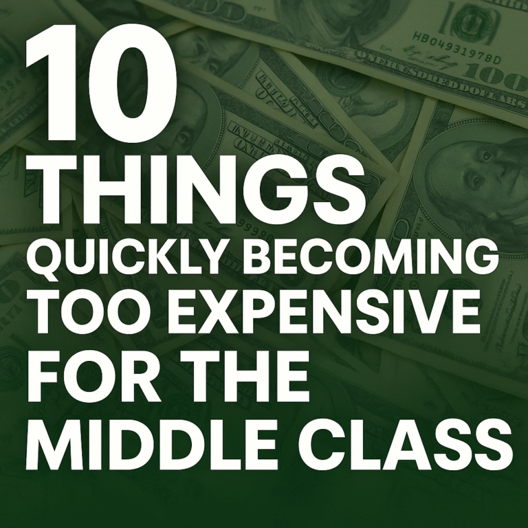 middle class being priced out