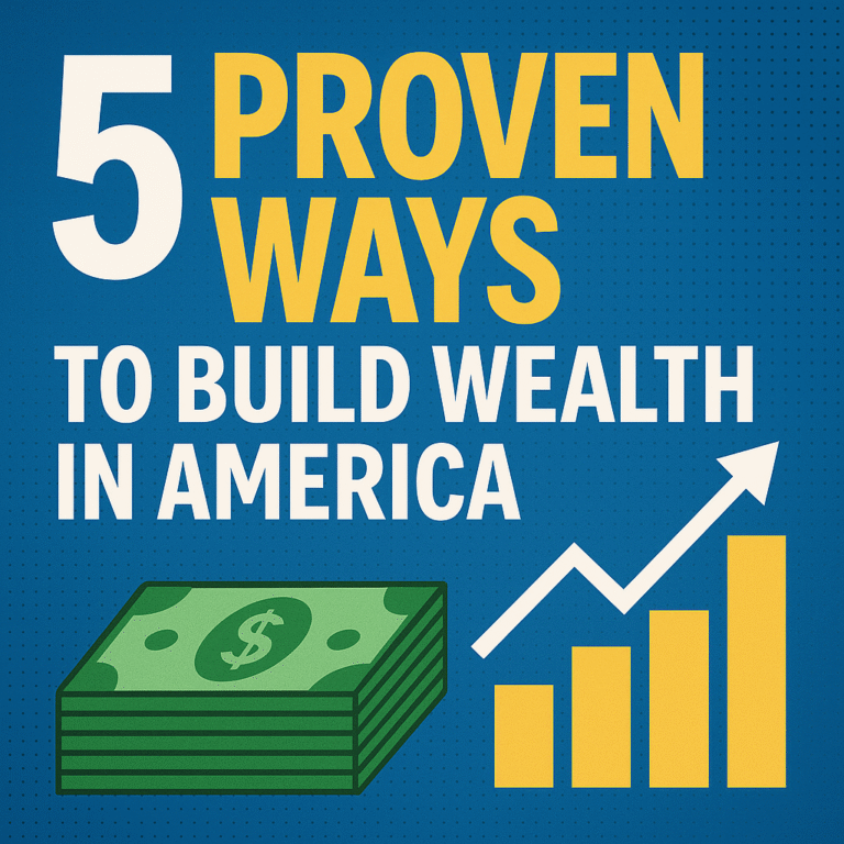 5 proven ways to build wealth