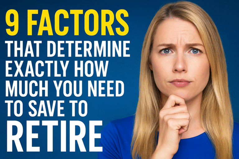 9 factors to consider when you retire